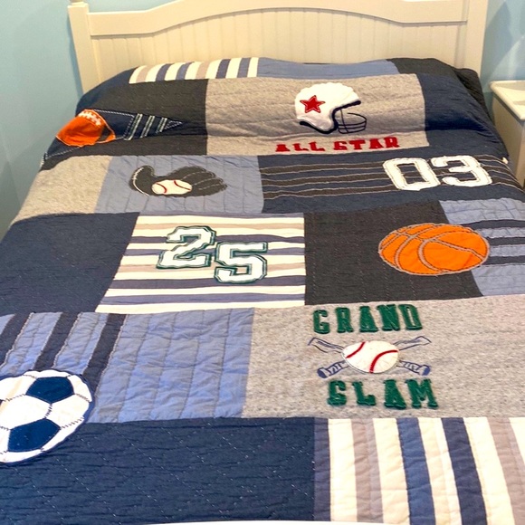 Pottery Barn Kids Bedding Pottery Barn Sports Fullqueen Quilt W Two